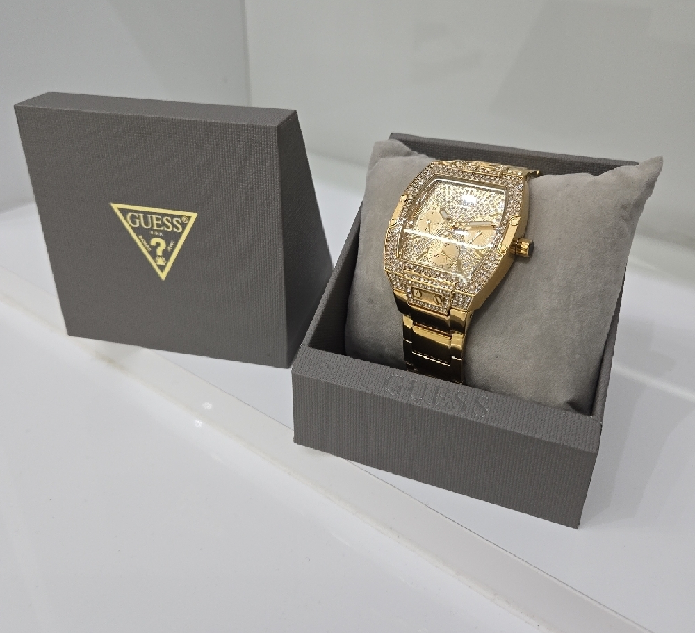 Guess Gold Chronograph Watch with Crystal Accents - Picture 4 of 4